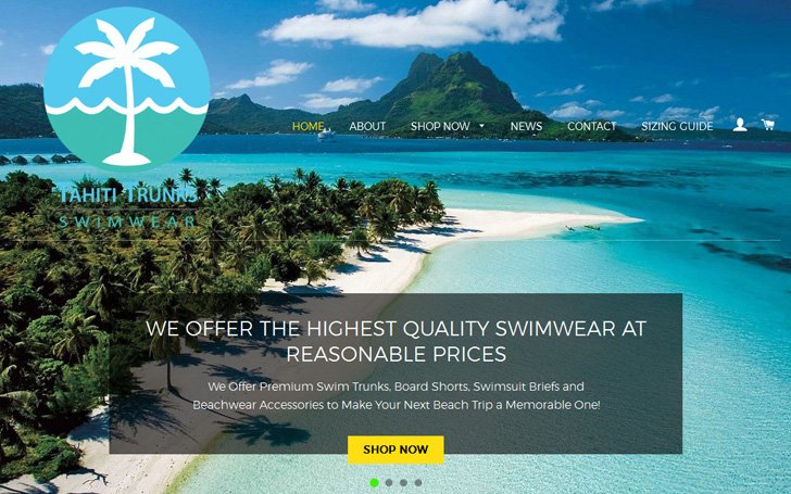 Tahiti Trunks Swimwear