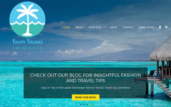 Tahiti Trunks Swimwear