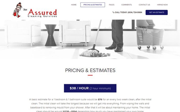 Rest Assured Cleaning Services