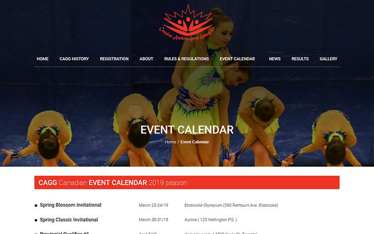 Canadian Aesthetic Group Gymnastics